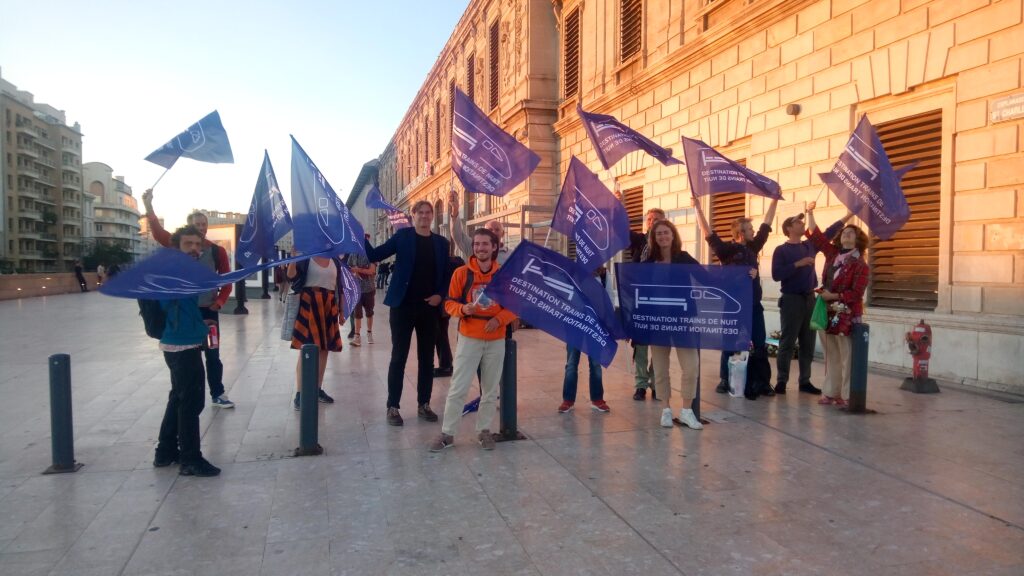 Gare Saint-Charles à Marseille : action pour des trains de nuit plus nombreux